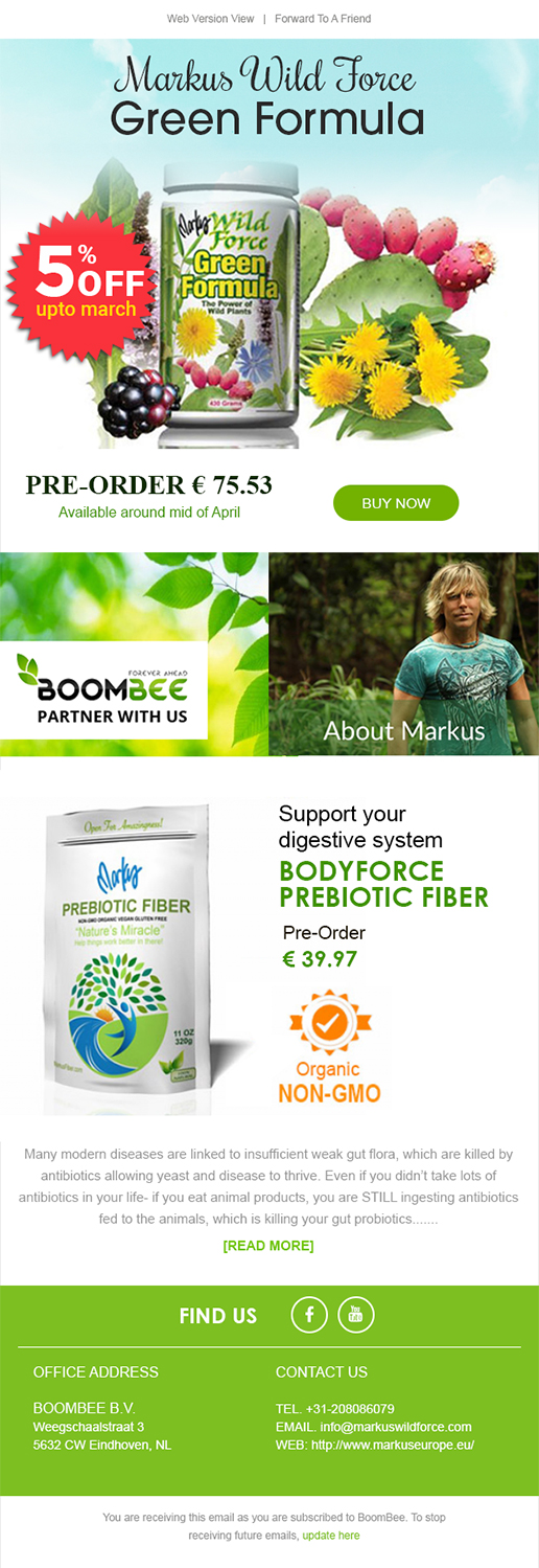 Newsletter Design by Expert Designer for Boombee BV | Design #14222116