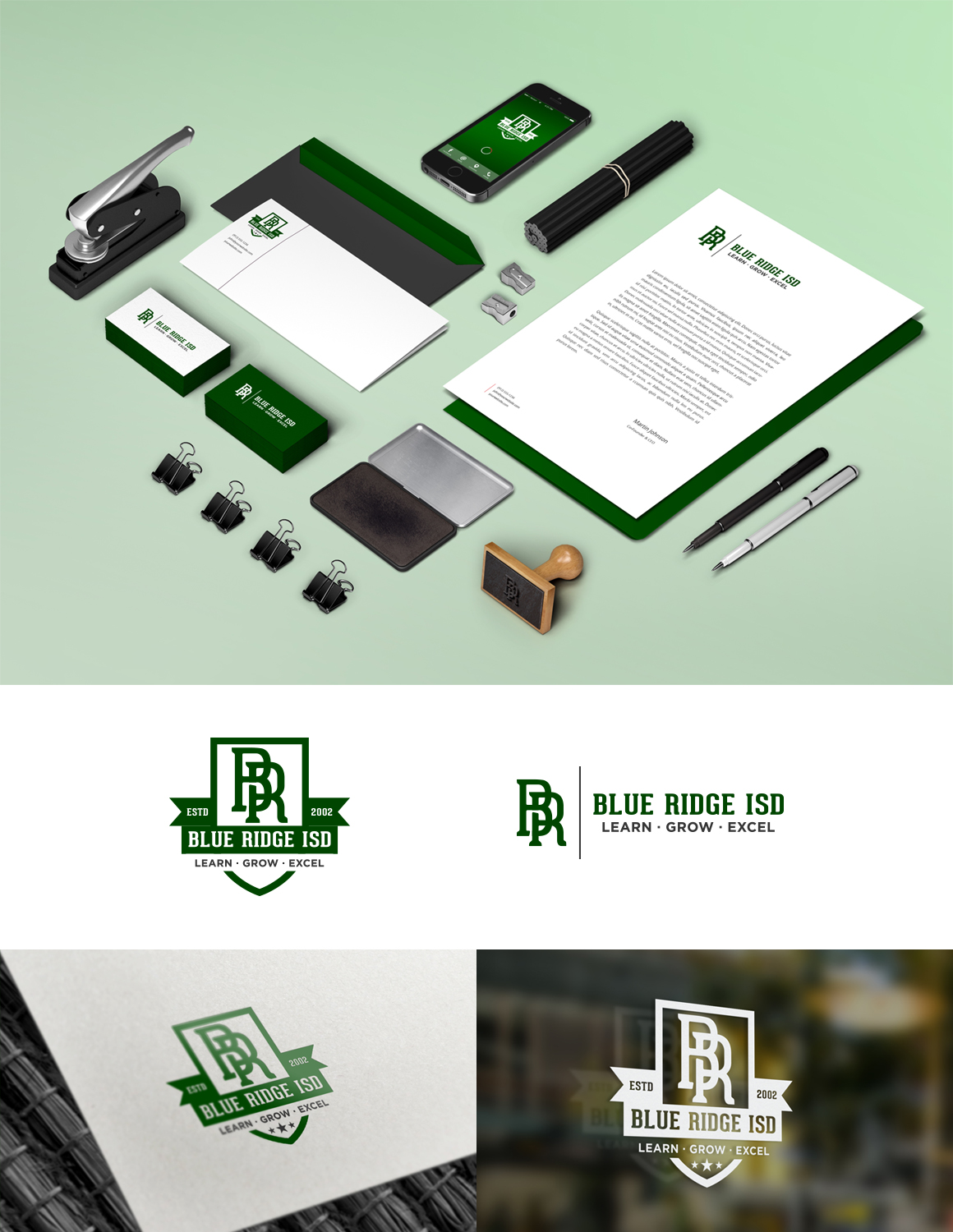 Logo Design by Grapismo Brand Studio for Blue Ridge ISD | Design #14213346