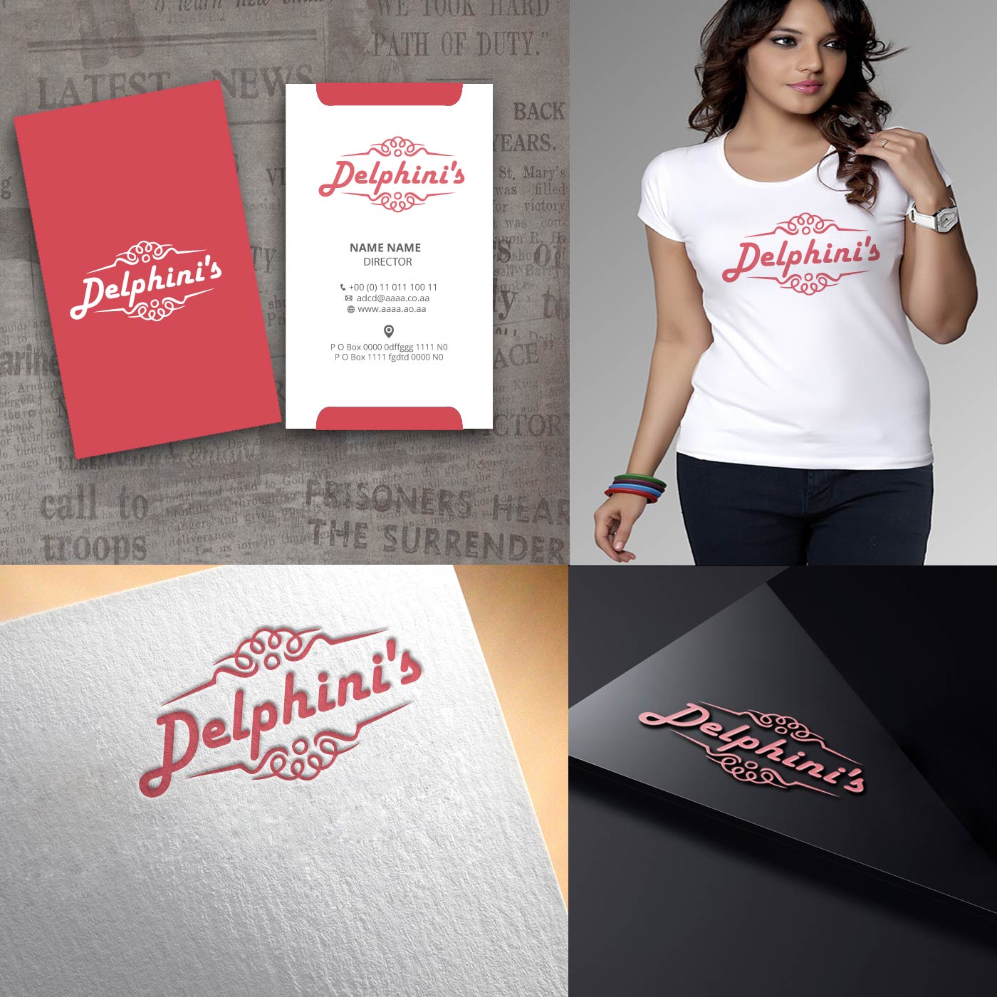 Logo Design by zebronicgraphic for Delphini's | Design #14327734