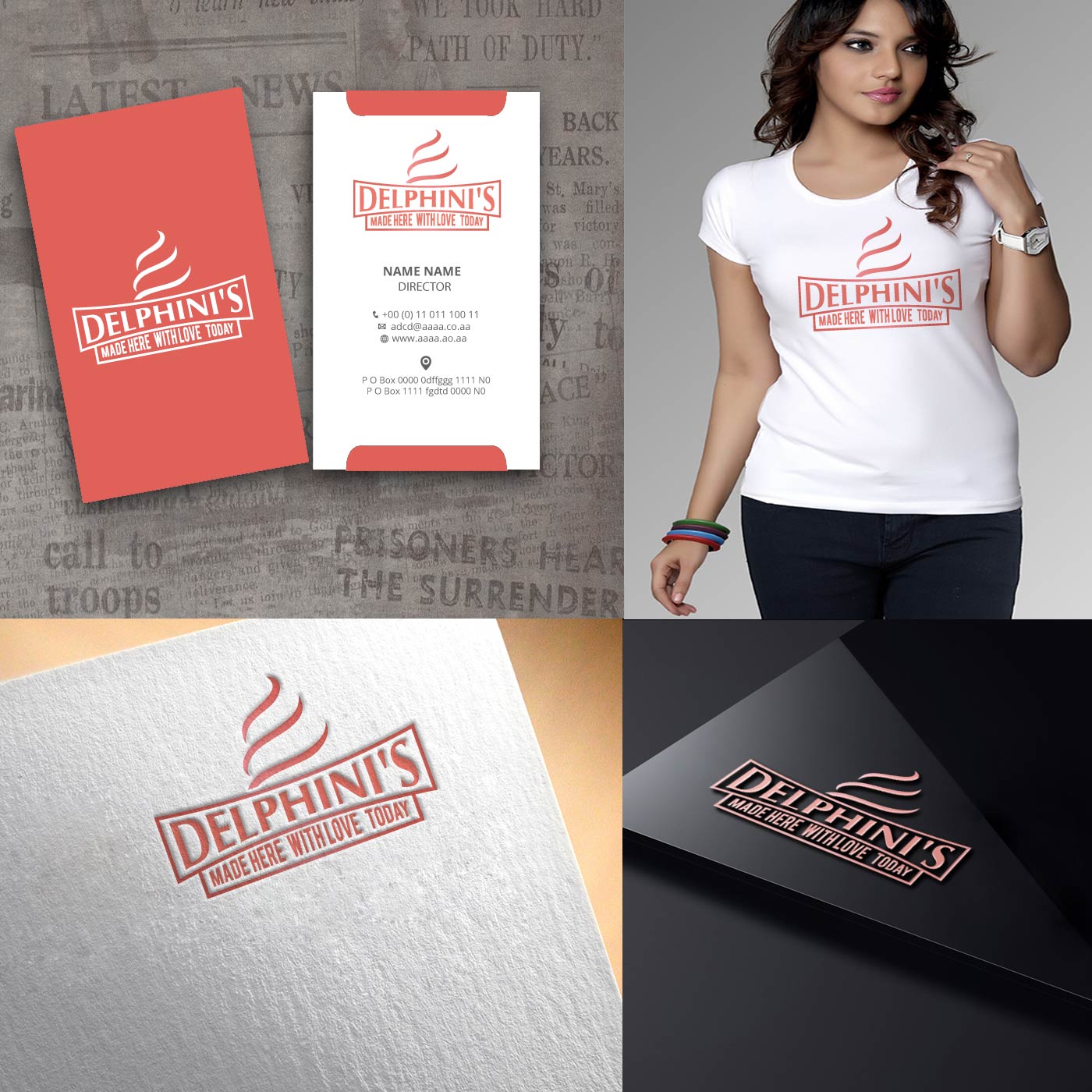 Logo Design by zebronicgraphic for Delphini's | Design #14341054
