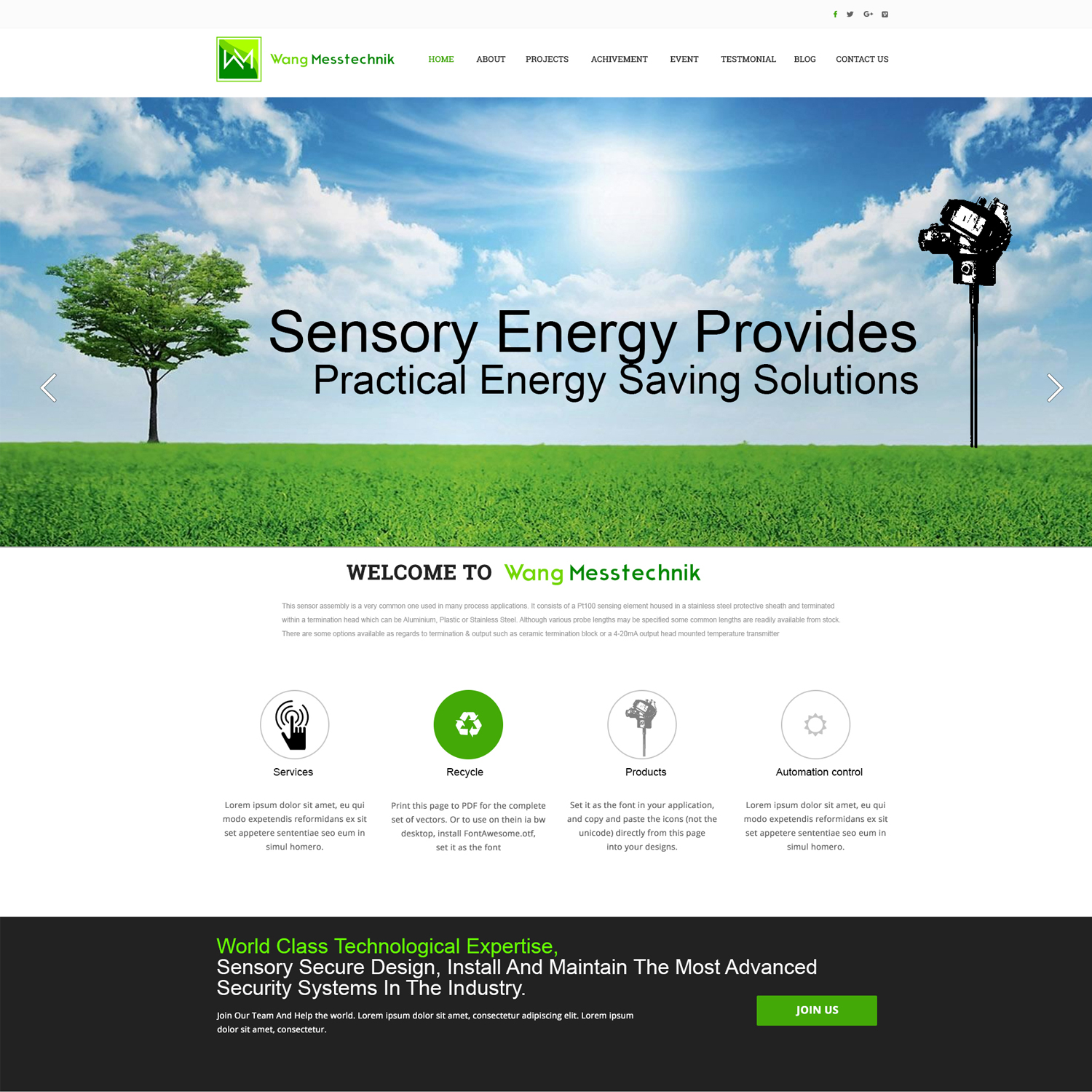 Web Design by macrodesignstudio for  Wang Messtechnik  | Design #14282215