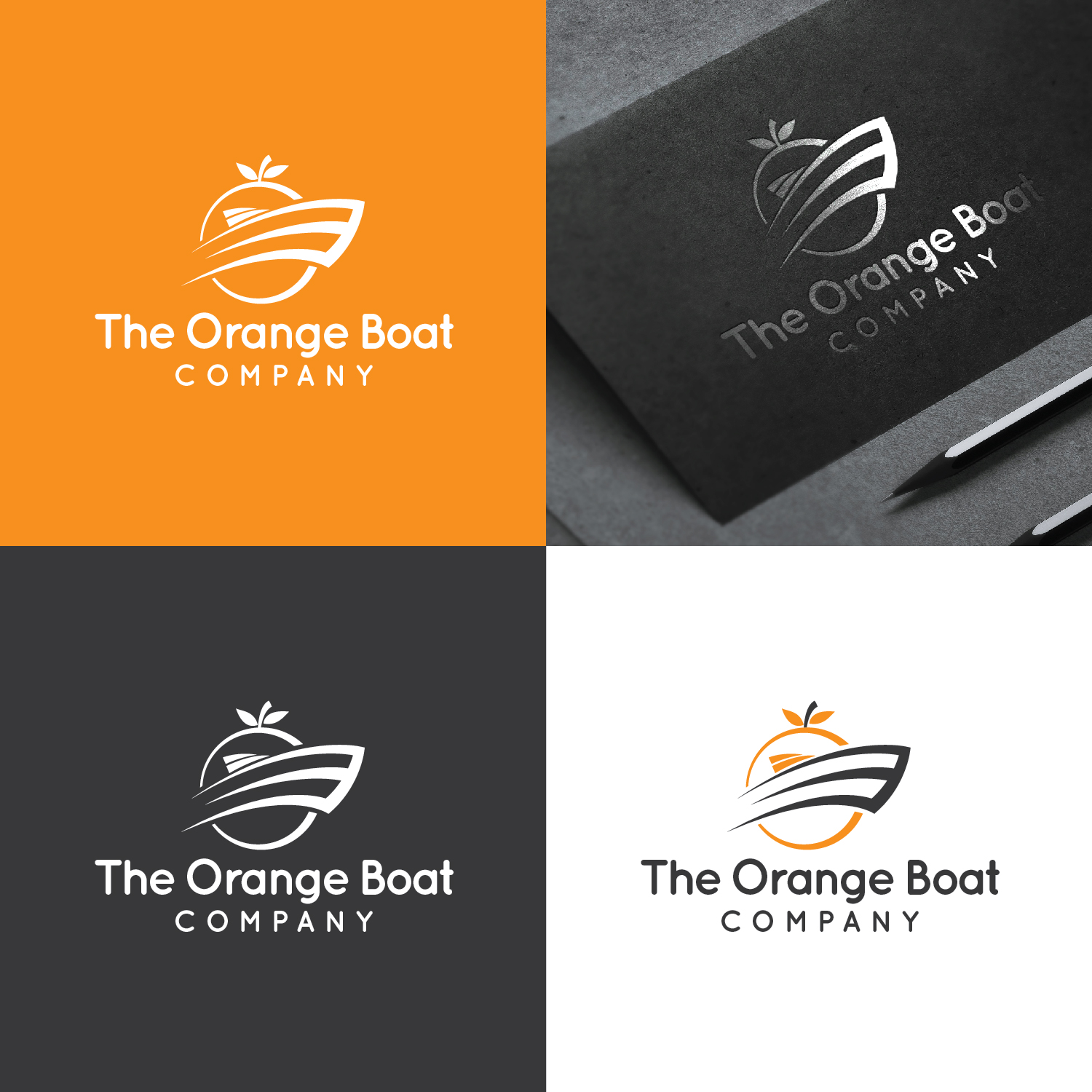 Logo Design by Anoushay for The Orange Boat Company BV | Design #14199335