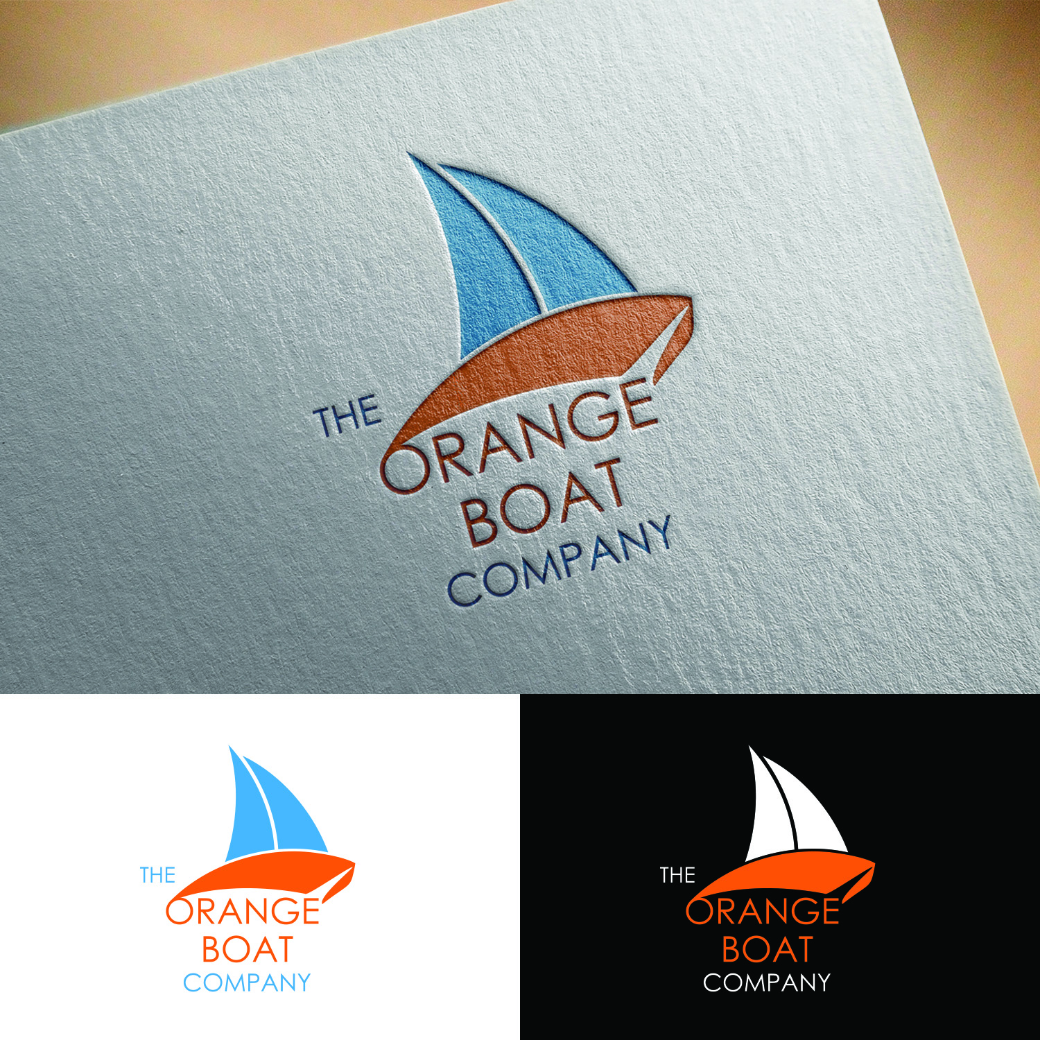 Logo Design by Crul for The Orange Boat Company BV | Design #14293525
