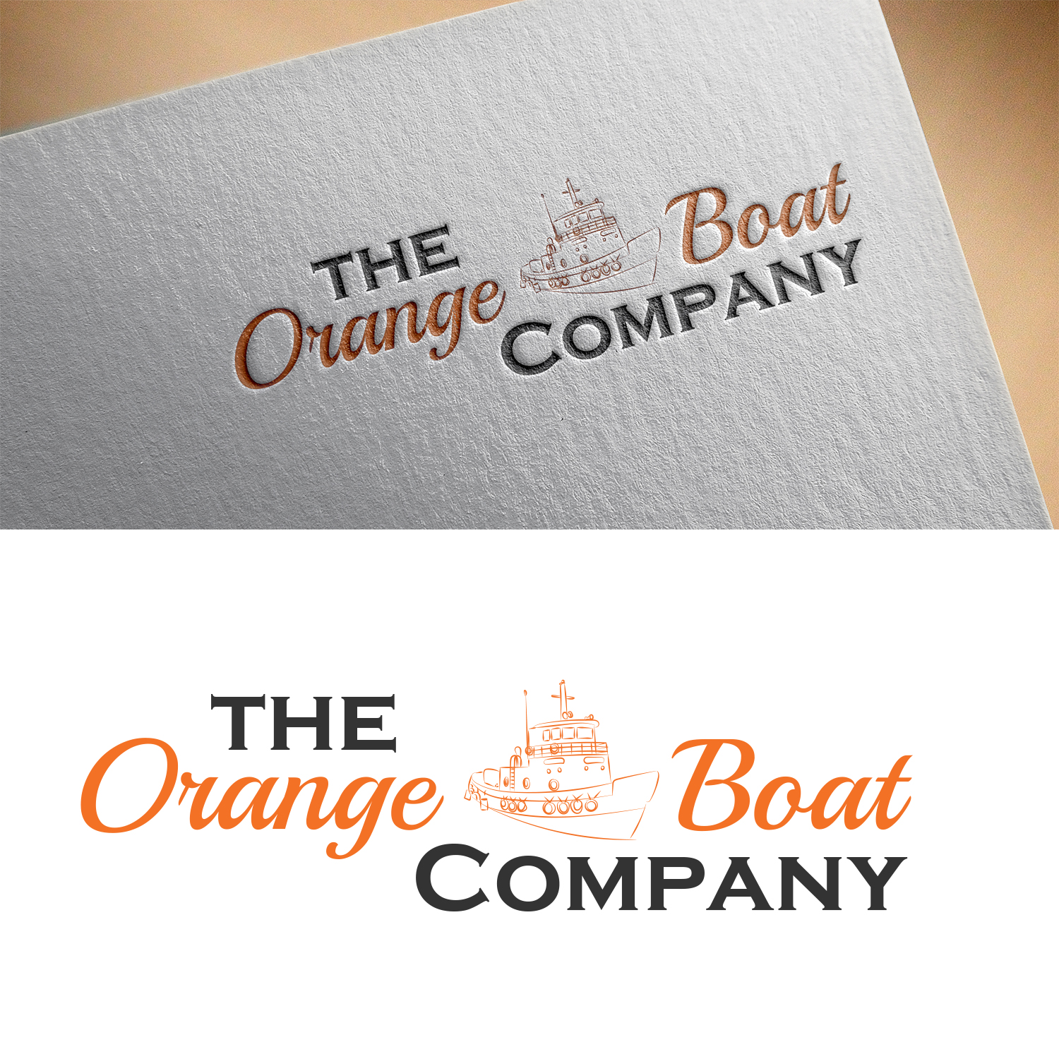 Design de Logo par Ross_Creates pour The Orange Boat Company BV | Design #14309176