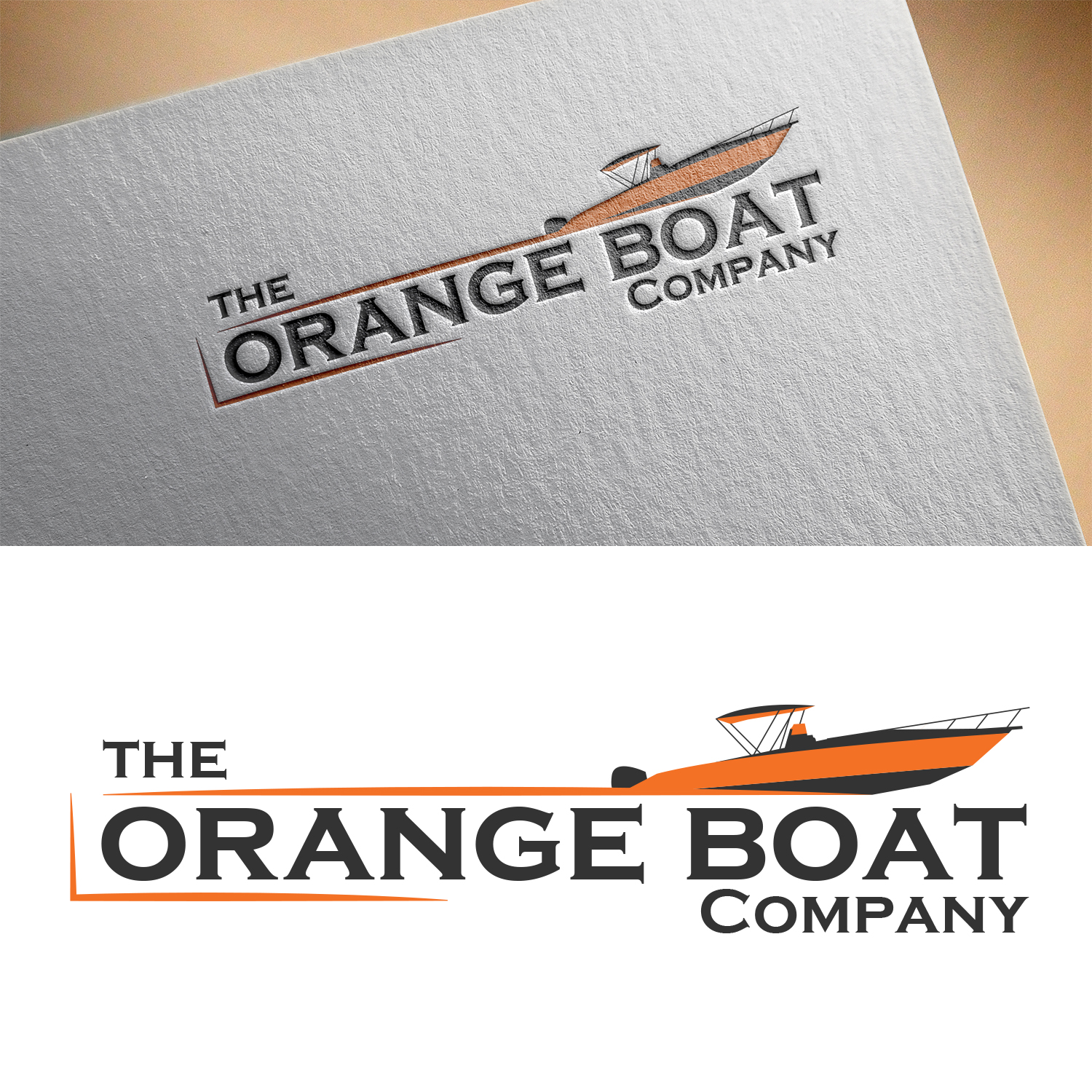 Logo Design by Ross_Creates for The Orange Boat Company BV | Design #14309758