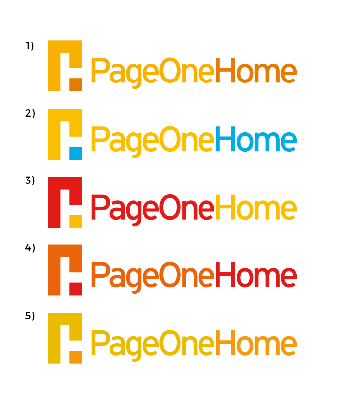 Logo Design by trufya for PageOneHome | Design #14317602