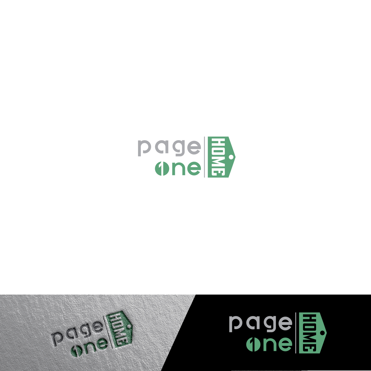 Logo Design by potonk for PageOneHome | Design #14235477