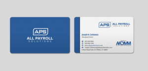 Visitenkarten-Design von INDIAN_Ashok für All Payroll Solutions LLC | Design: #14239257