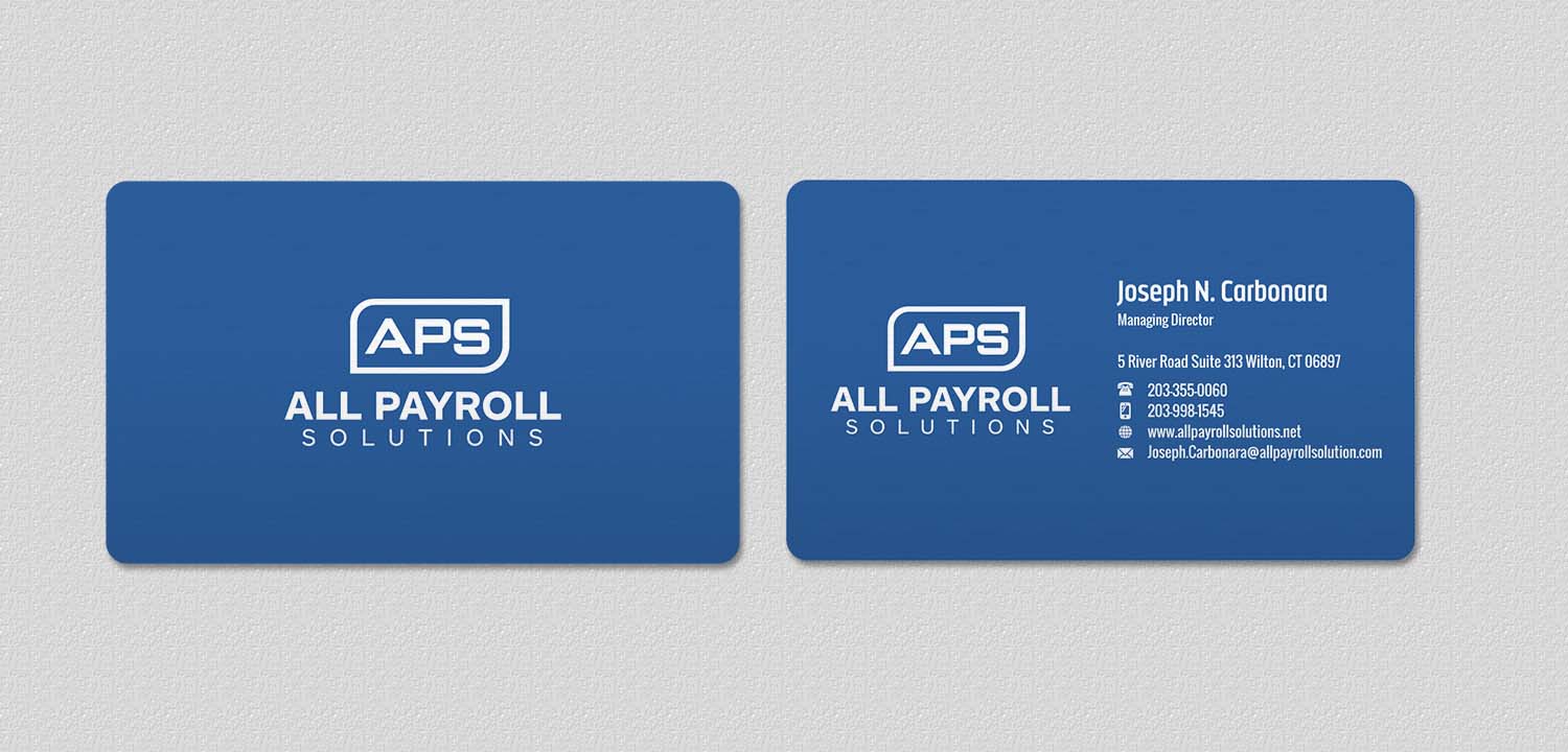 Business Card Design by INDIAN_Ashok for All Payroll Solutions LLC | Design #14239260