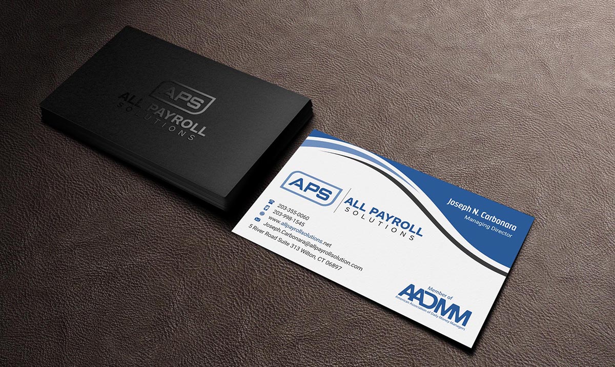 Business Card Design by INDIAN_Ashok for All Payroll Solutions LLC | Design #14239271