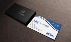 Visitenkarten-Design von INDIAN_Ashok für All Payroll Solutions LLC | Design: #14239271