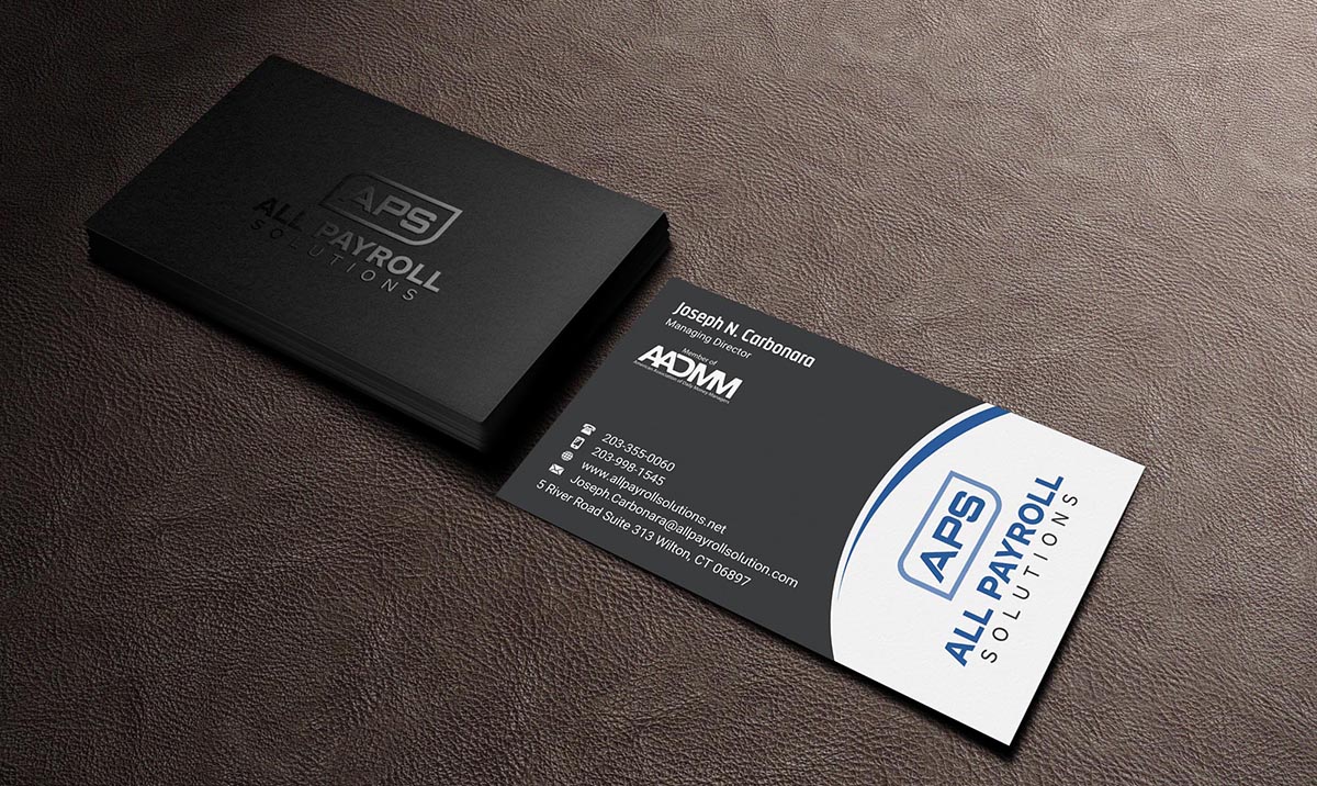 Business Card Design by INDIAN_Ashok for All Payroll Solutions LLC | Design #14239274