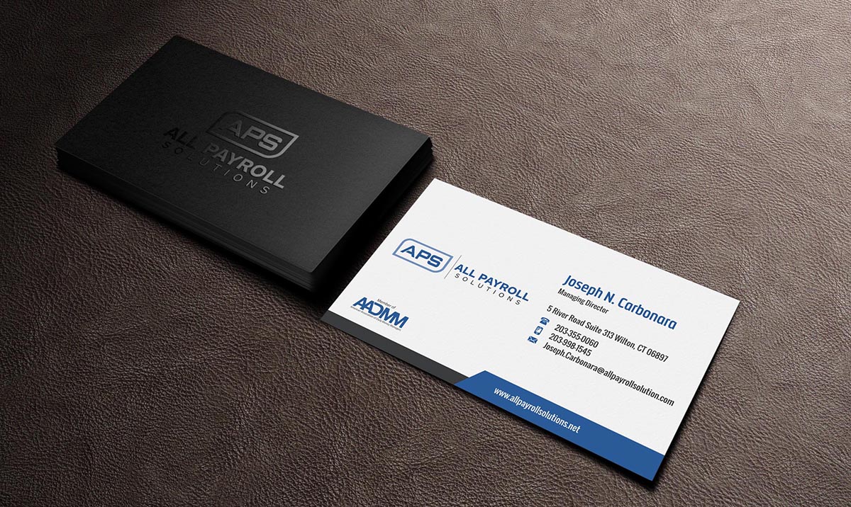 Business Card Design by INDIAN_Ashok for All Payroll Solutions LLC | Design #14239275