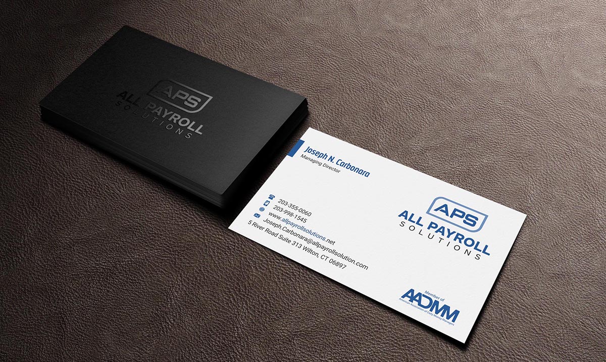 Business Card Design by INDIAN_Ashok for All Payroll Solutions LLC | Design #14239277