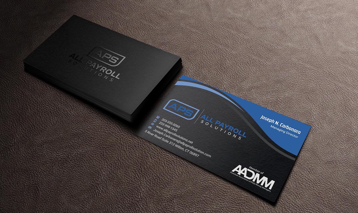 Business Card Design by INDIAN_Ashok for All Payroll Solutions LLC | Design #14239281