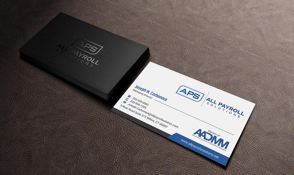 Business Card Design by INDIAN_Ashok for All Payroll Solutions LLC | Design #14239282