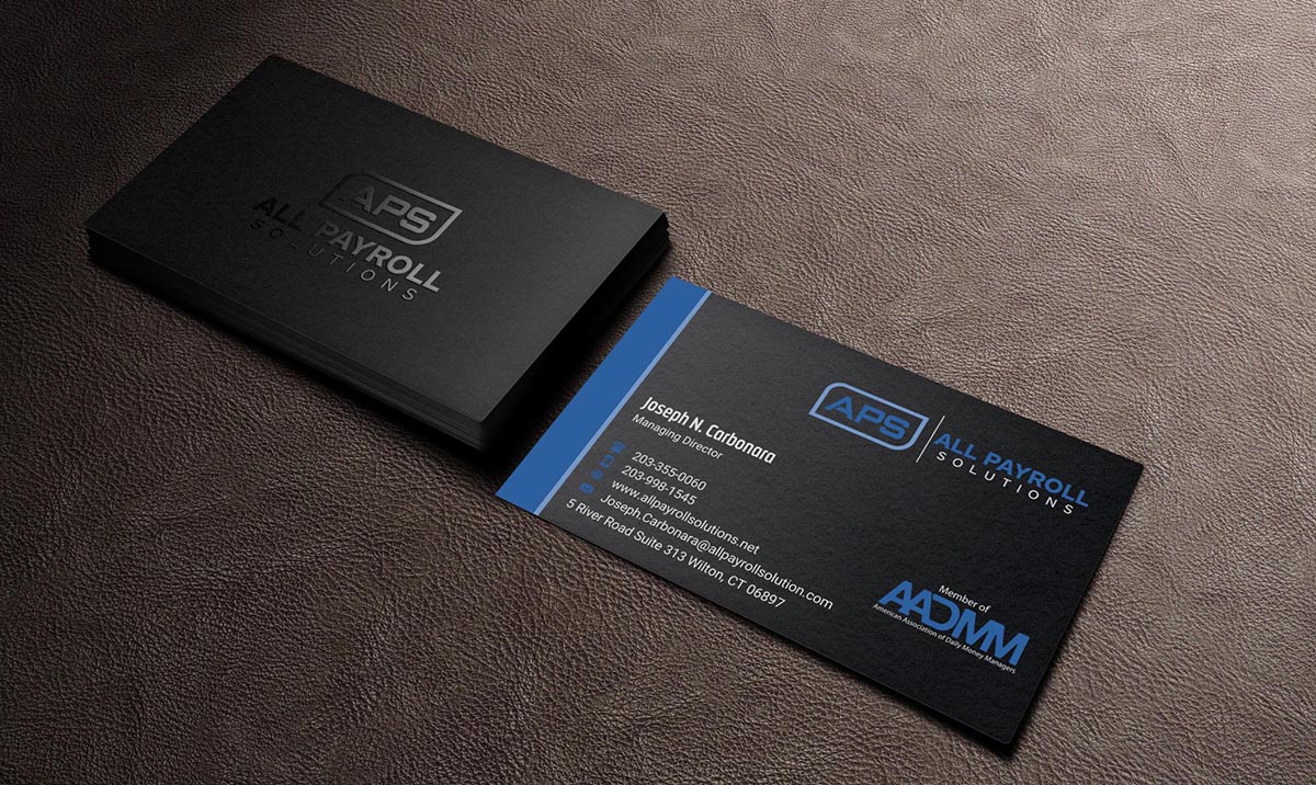 Business Card Design by INDIAN_Ashok for All Payroll Solutions LLC | Design #14239284