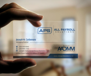 Business Card Design by INDIAN_Ashok for All Payroll Solutions LLC | Design: #14239294