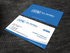 Visitenkarten-Design von SKYdesign für All Payroll Solutions LLC | Design: #14259442