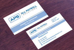Business Card Design by Wally_F for All Payroll Solutions LLC | Design: #14301629