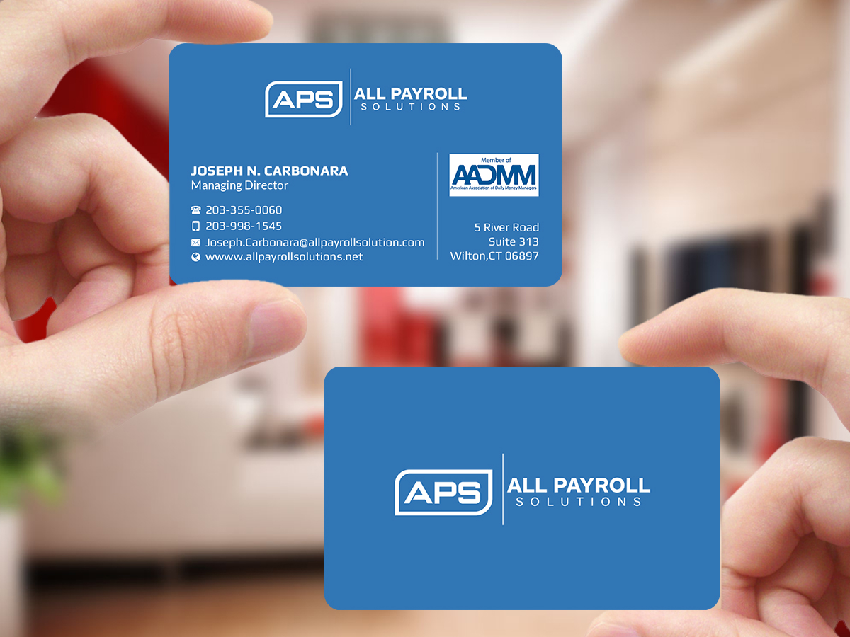 Business Card Design by Creations Box 2015 for All Payroll Solutions LLC | Design #14244781