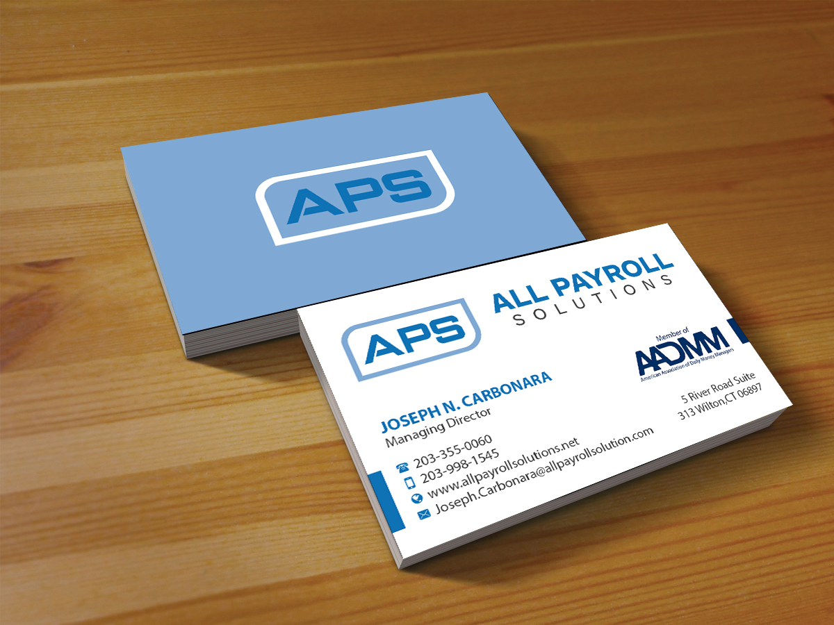 Diseño de Tarjeta de Presentación por Creations Box 2015 para All Payroll Solutions LLC | Diseño #14244783