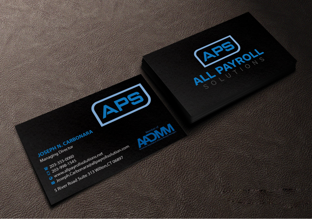 Design de Carte de Visite par Creations Box 2015 pour All Payroll Solutions LLC | Design #14244786