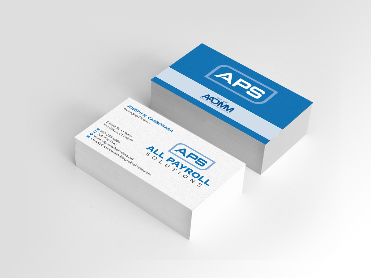 Diseño de Tarjeta de Presentación por Creations Box 2015 para All Payroll Solutions LLC | Diseño #14249061