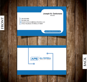 Business Card Design by logicsdesign-101 for All Payroll Solutions LLC | Design: #14284377