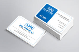 Business Card Design by Dream Logo Design for All Payroll Solutions LLC | Design #14313948