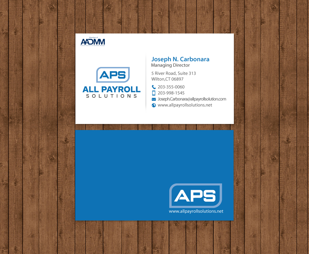 Business Card Design by chandrayaan.creative for All Payroll Solutions LLC | Design #14252901