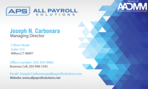 Business Card Design by Ishika'z Creationzz for All Payroll Solutions LLC | Design: #14303095