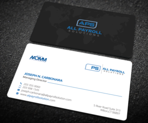Business Card Design by Graphic Flame for All Payroll Solutions LLC | Design: #14340300
