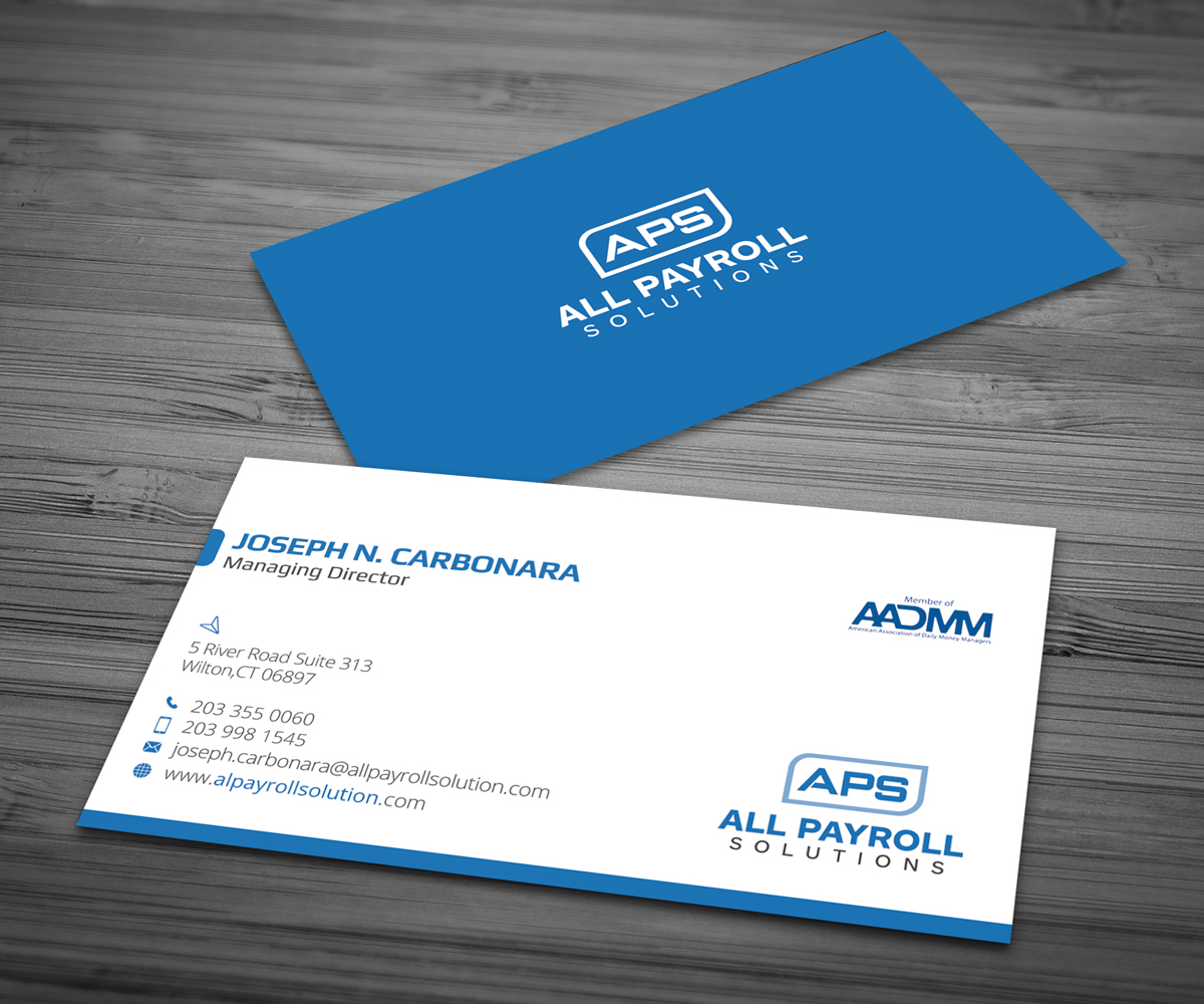Business Card Design by Graphic Flame for All Payroll Solutions LLC | Design #14340303