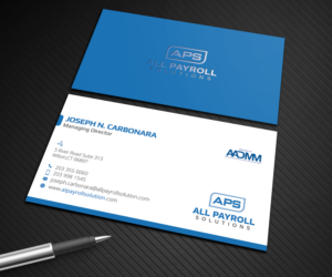 Business Card Design by Graphic Flame for All Payroll Solutions LLC | Design: #14340324