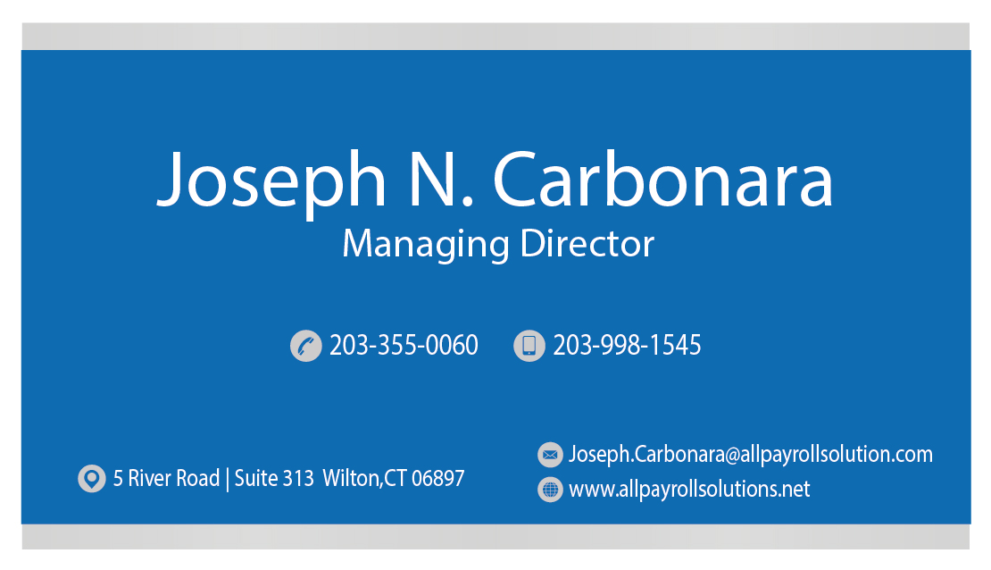 Visitenkarten-Design von I9criativo für All Payroll Solutions LLC | Design #14357953