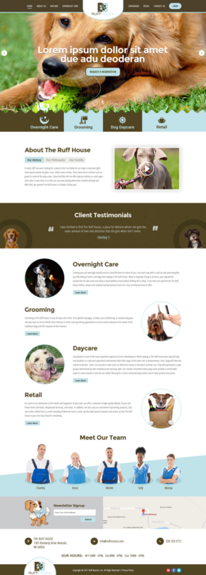 Web Design par sirindesigner pour ce projet | Design : #14254565