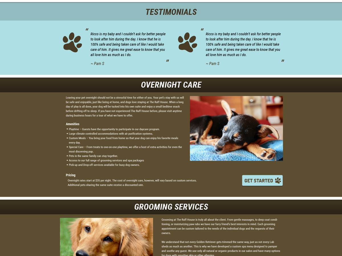 Web Design by Adam Tyler Noe for this project | Design #14285403