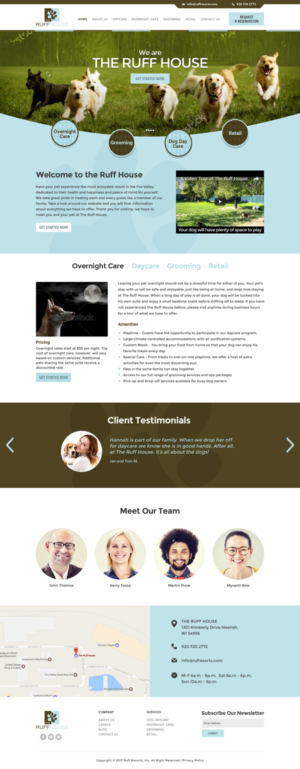 Web Design by Richa Design for this project | Design #14283394