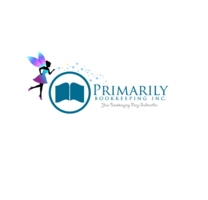Company: Primarily Bookkeeping, Inc. Tag Line: Your Bookkeeping Fairy Godmother | Logo Design by mar'Z