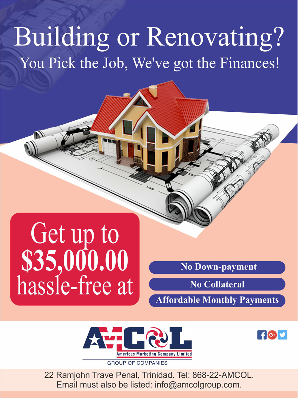 Design de Flyer par yadavsushil pour AMCOL group Of companies | Design #14353826