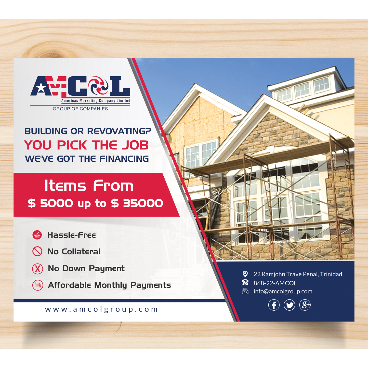 Flyer Design by creative.bugs for AMCOL group Of companies | Design #14234886