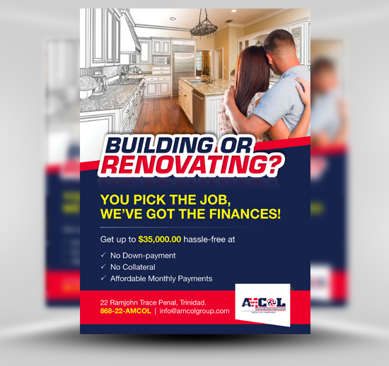 Design de Flyer par Vignesh Hardy pour AMCOL group Of companies | Design #14320824