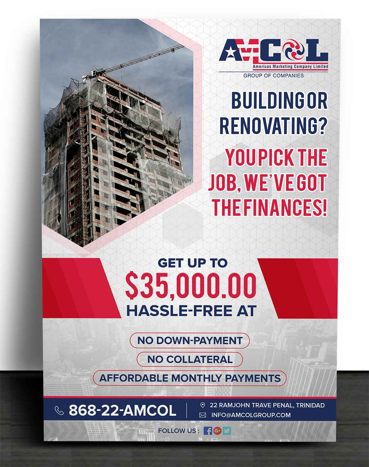 Design de Flyer par SAI DESIGNS pour AMCOL group Of companies | Design #14270294