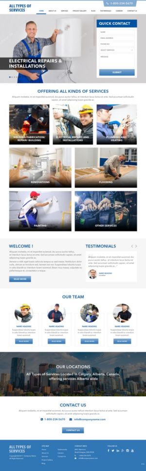 Web Design by pb for this project | Design: #14196799