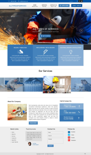Web Design by pb for this project | Design: #14196804