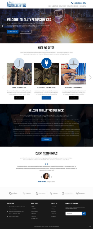 Web Design by pb for this project | Design: #14196815