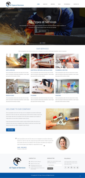 Web Design by pb for this project | Design: #14196817