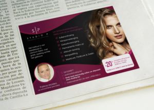 Newspaper Ad Design by uniquedesign10 for Studio P | Design: #14194853