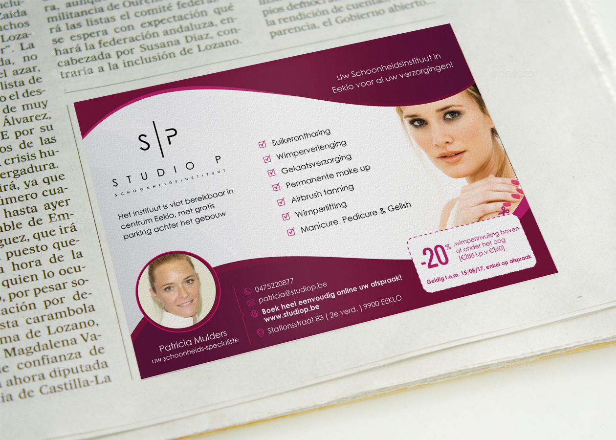 Newspaper Ad Design by uniquedesign10 for Studio P | Design #14197236